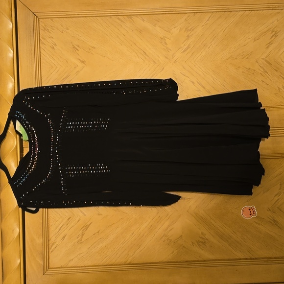 Ritu Kumar Label Rhinestone Embellished Cold Shoulder Dress. Size XS. - Picture 2 of 9